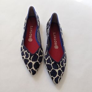 Rothy's indigo giraffe points BNIB retired